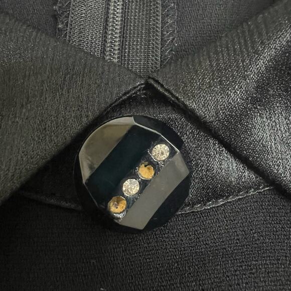 VTG Dress Sz S Collar Academia Wednesday Adams Gothic Dark Academia Difference - Picture 5 of 12